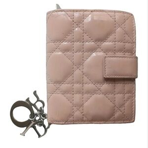 Pink Dior Wallet / Cardholder
